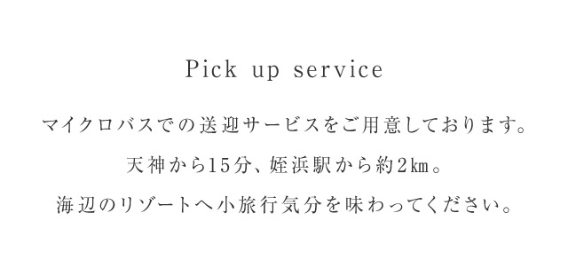Pick up service